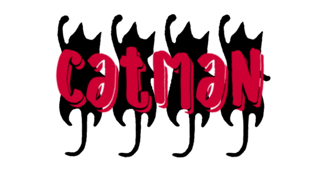 駄菓子屋&保護猫カフェ きゃっとまんのロゴ