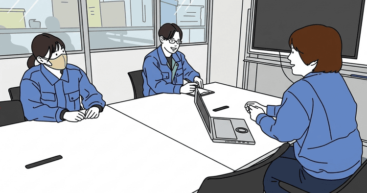 新しい設備を導入し、生産工程を改善していく